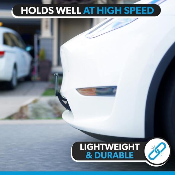 Front License Plate Holder for Tesla Model Y (2020-2024), Effortless Install No - Picture 4 of 5